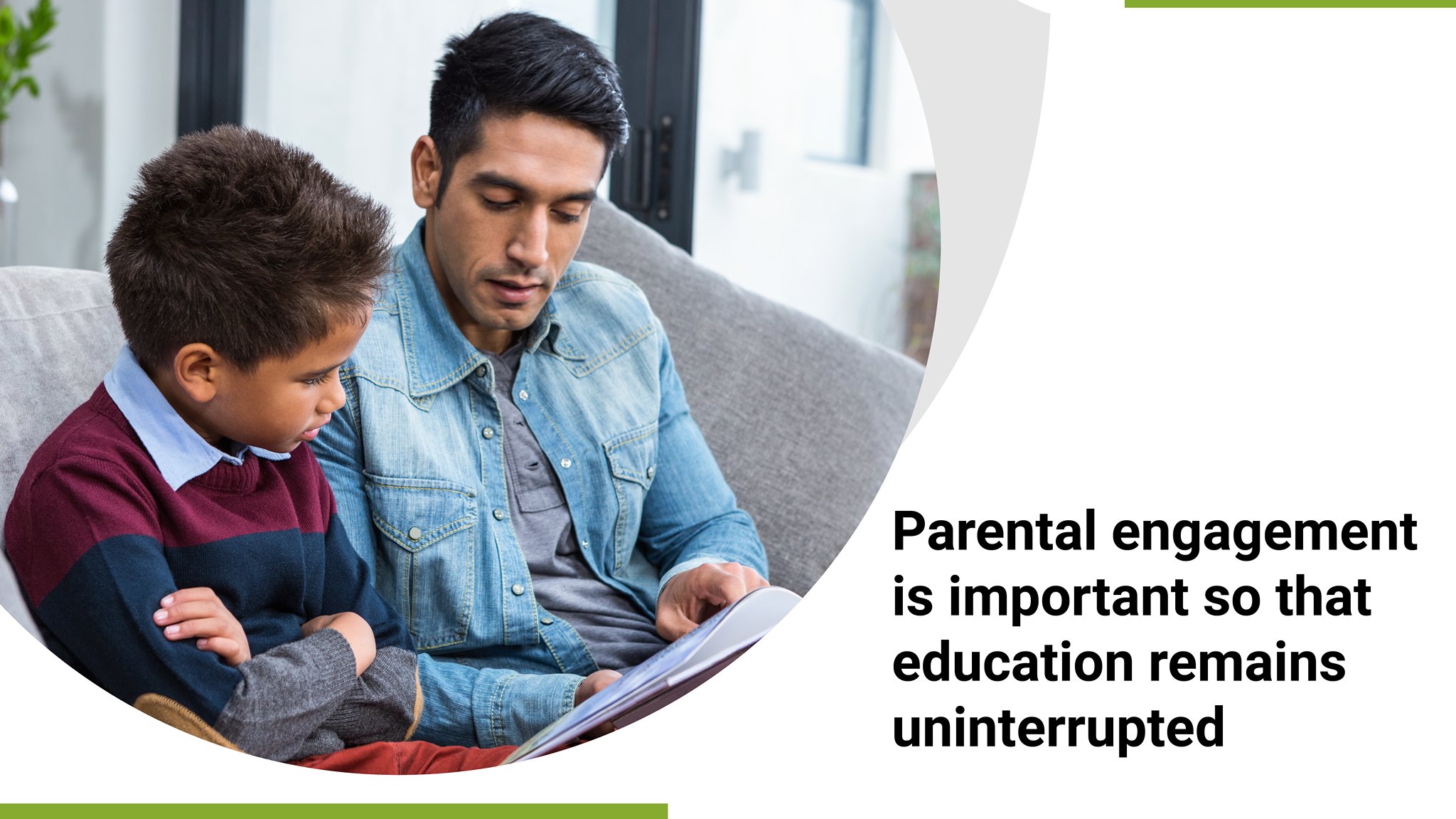  Parental engagement is important so that education remains uninterrupted