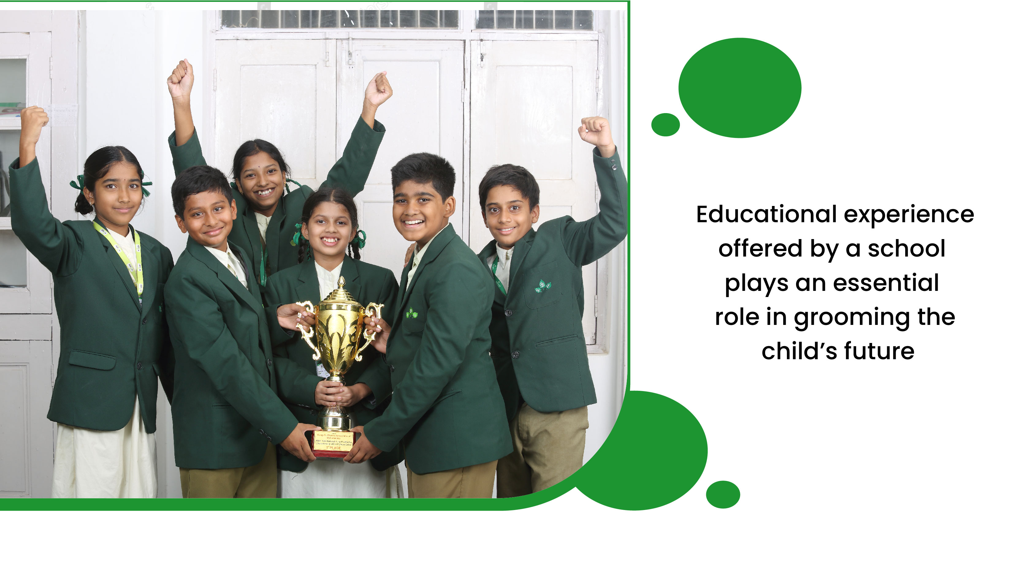 Educational experience offered by a school plays an essential role in grooming the child’s future